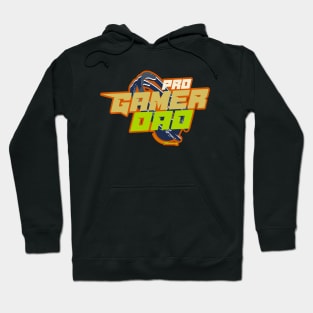 Pro Gamer Dad funny logo badge headset Hoodie